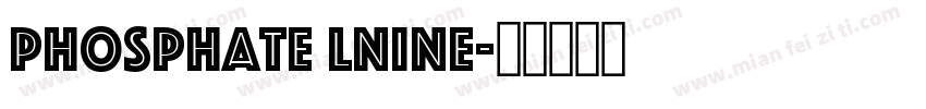 phosphate lnine字体转换